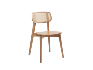 HELLEN OVAL ONE SE01C - Wooden chair open back _ New Life